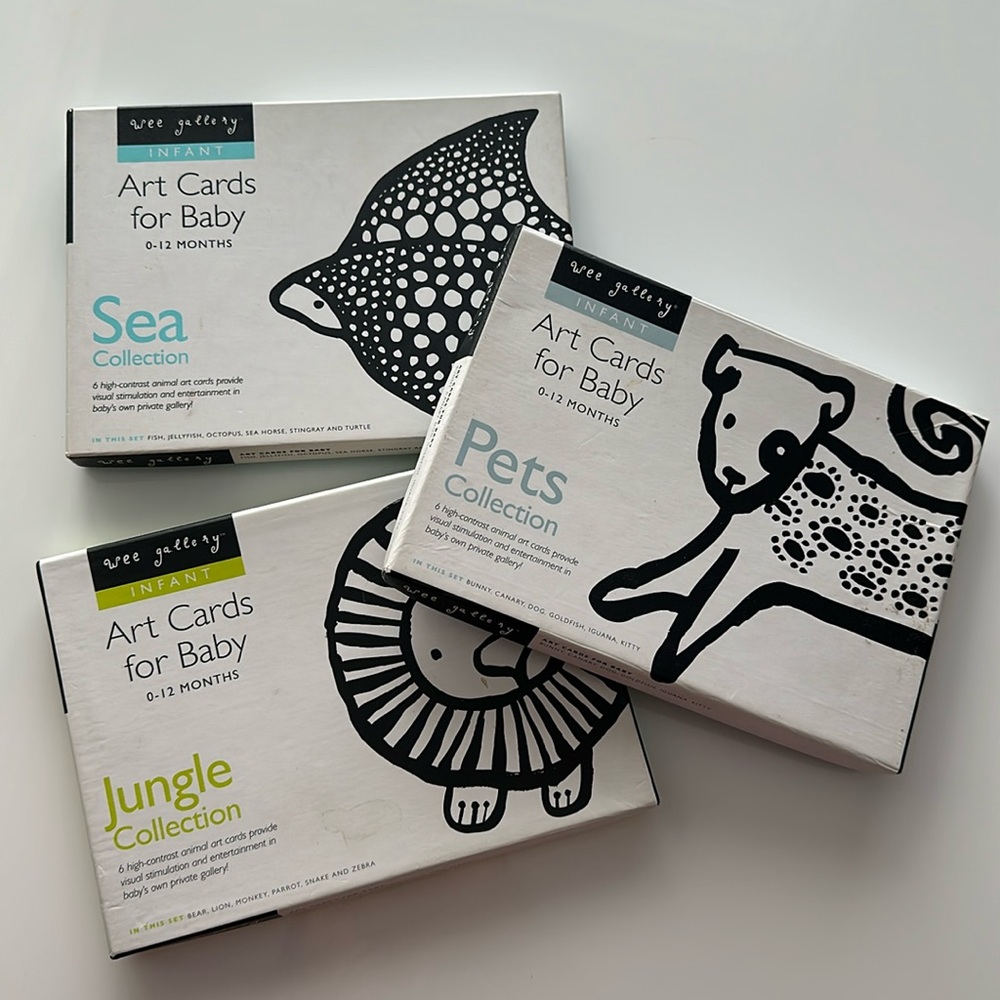 3 Sets of Wee Gallery Art Cards